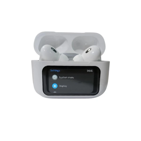 A9 pro Airpods Touch Screen Display with ANC ENC - White