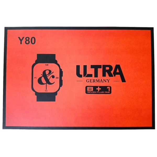 Y80 Ultra Smartwatch with 8 Strap