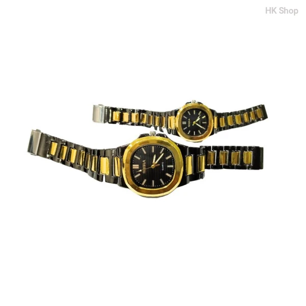 Rosra Watch and Cat Key Ring Combo For Couple