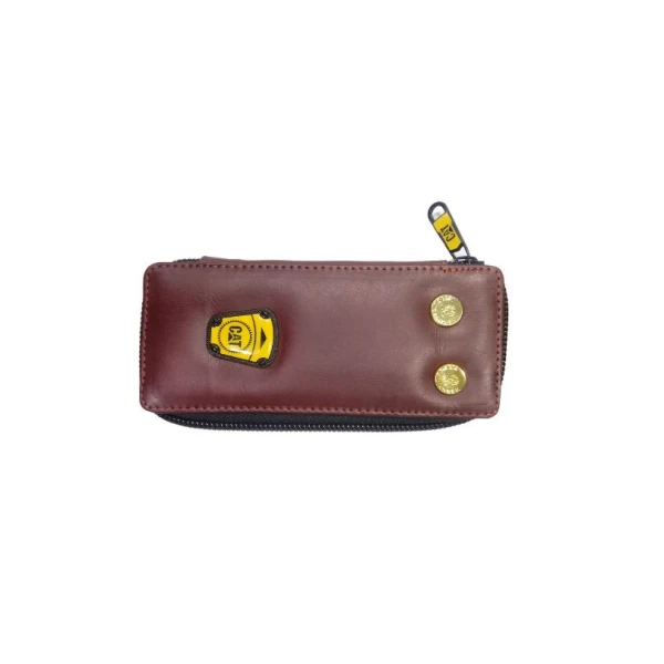 Cat Premium Leather Key Ring Holder XXL Size
