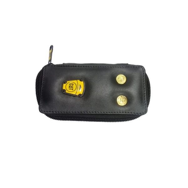 Cat Premium Leather Key Ring Holder M Size