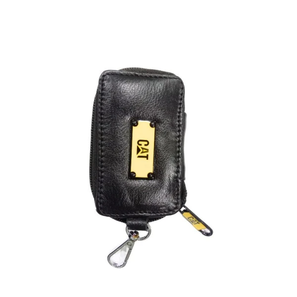 Cat Premium Leather Key Ring Holder S Size