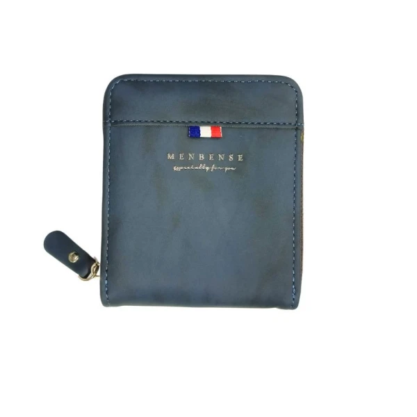 MenBense Specially For You Round Zipped Bifold Wallet