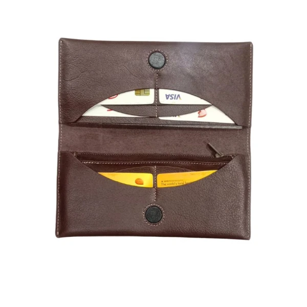 City Leather BD Long Wallet