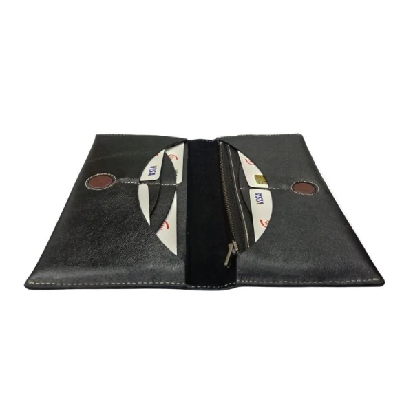 City Leather BD Long Wallet
