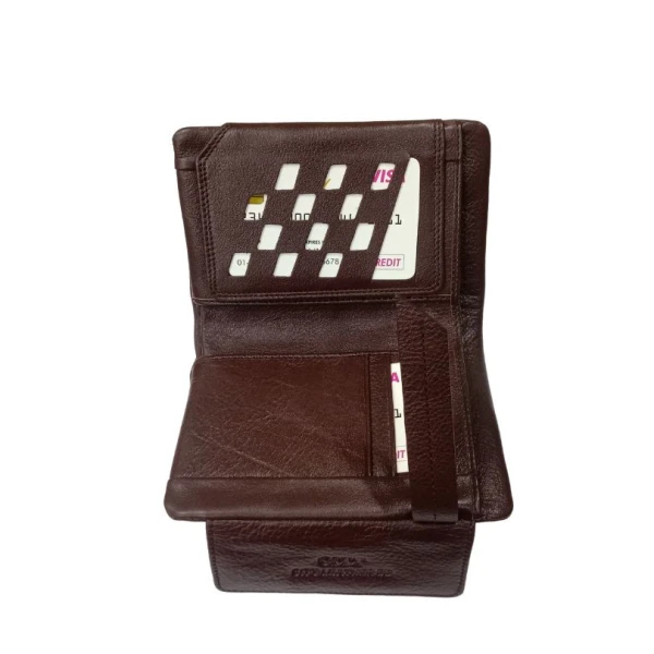 City Leather BD Trifold Wallets For Men