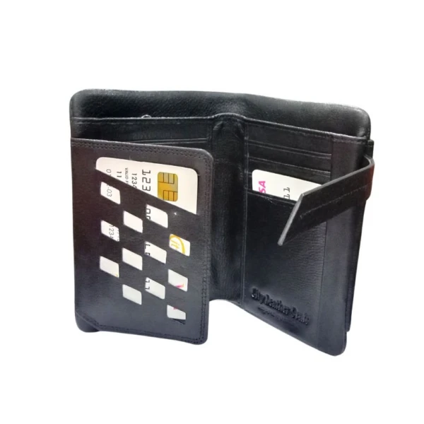 City Leather BD Trifold Wallets For Men
