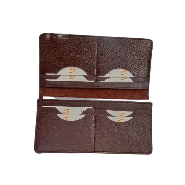 City Leather Long Wallet For Men