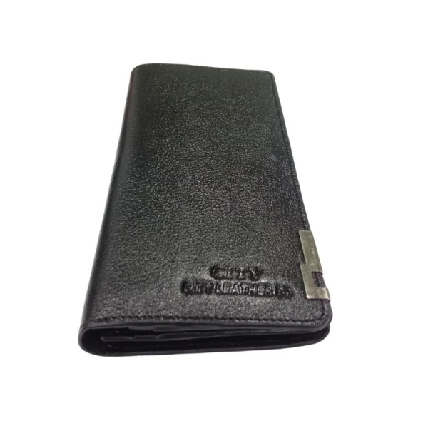 City Leather Long Wallet For Men