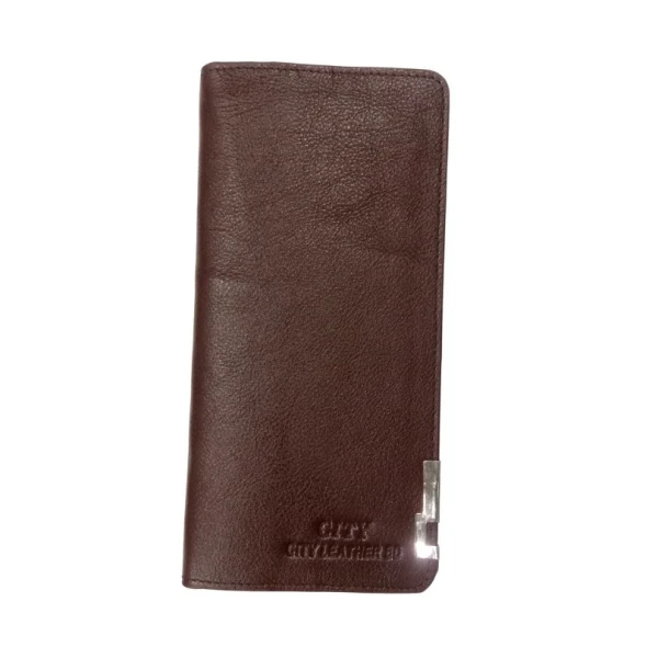 City Leather Long Wallet For Men