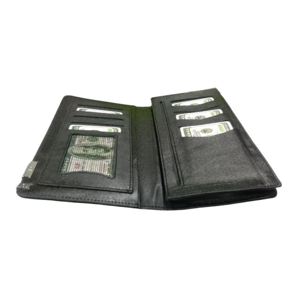 Gucci Long Wallet With Still Coated Corner