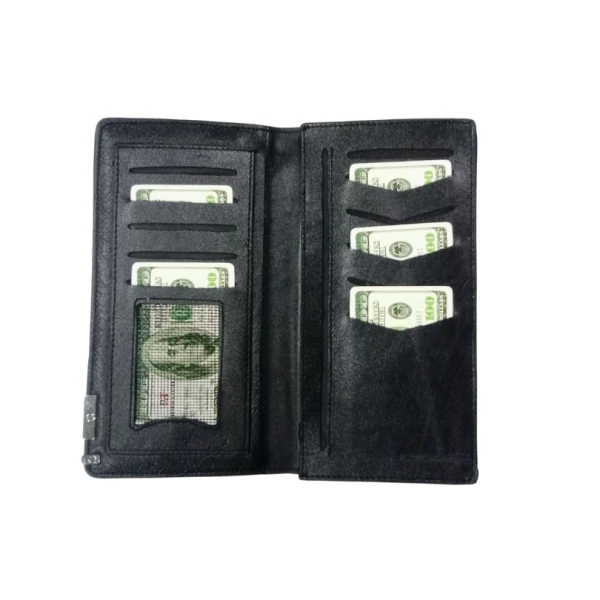 Gucci Long Wallet With Still Coated Corner
