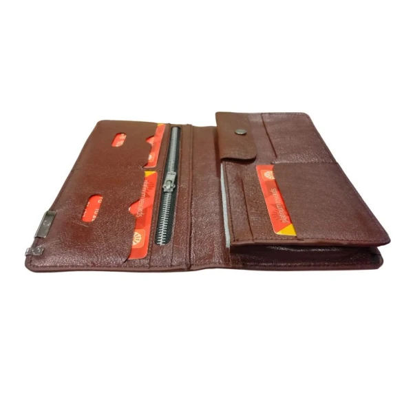 RT Leather Long Wallet For Men