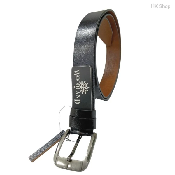 Woodland Men's Genuine Leather Belt - Premium Quality for Formal & Casual Style