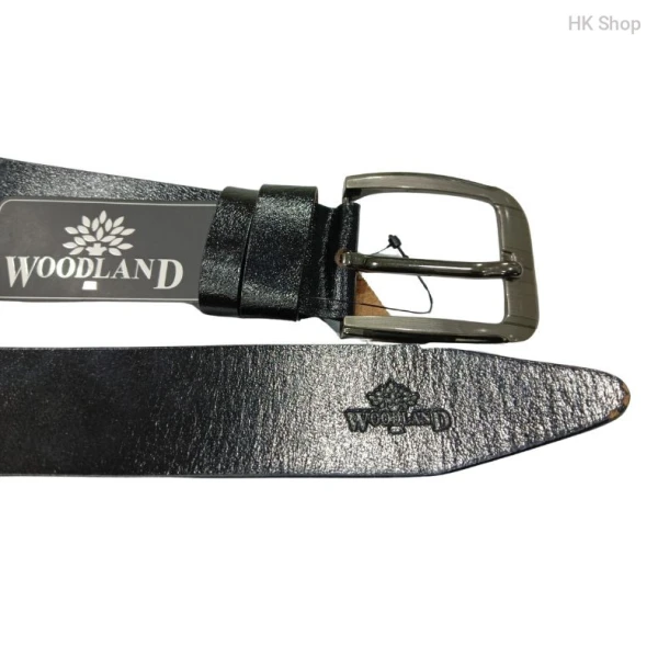 Woodland Men's Genuine Leather Belt - Premium Quality for Formal & Casual Style