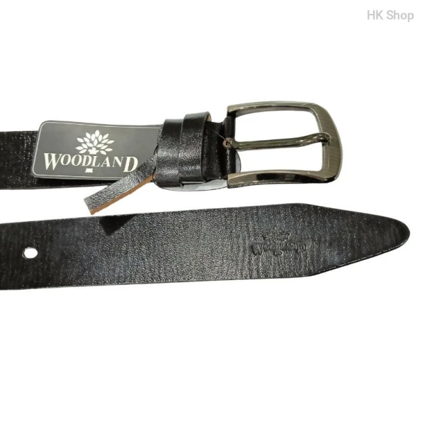 Woodland Men's Genuine Leather Belt - Premium Quality for Formal & Casual Style