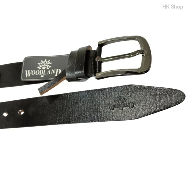 Woodland Men's Genuine Leather Belt - Premium Quality for Formal & Casual Style