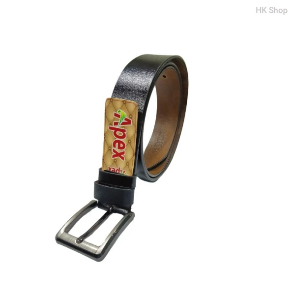 APEX Leather Belt For Men Black