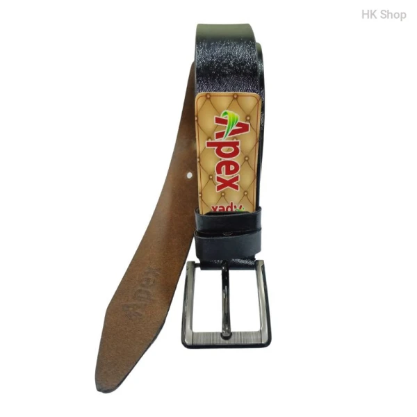 APEX Leather Belt For Men Black