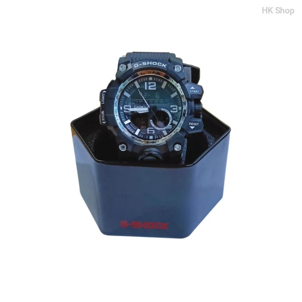 G Shock Men's Dual Time Sports Watch – Shockproof, Waterproof, LED Light