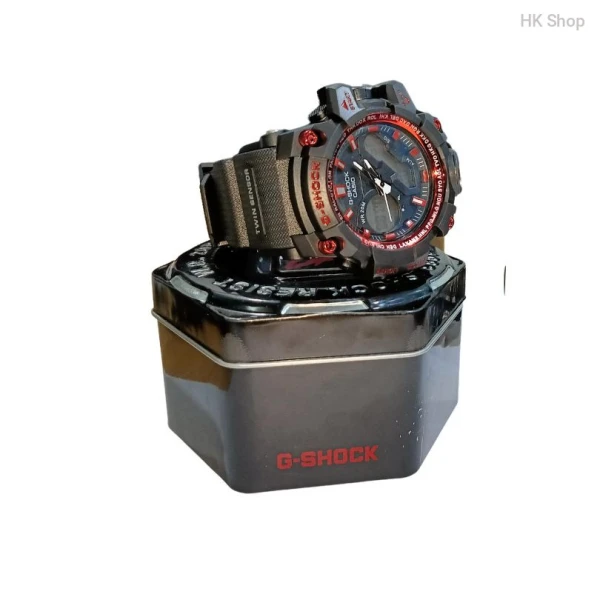 G Shock Men's Dual Time Sports Watch – Shockproof, Waterproof, LED Light