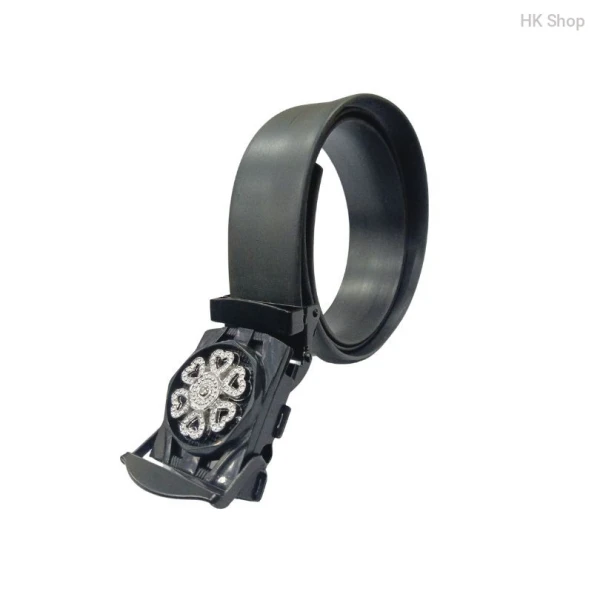 Watch System Leather Belt For Men Silver