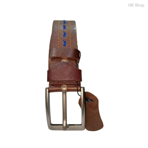 ST Leather Belt For Men Brown