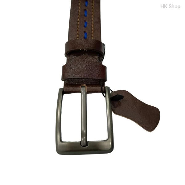 ST Leather Belt For Men Dark Chocolate