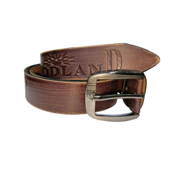 Woodland Woody Brown Belt For Men Black