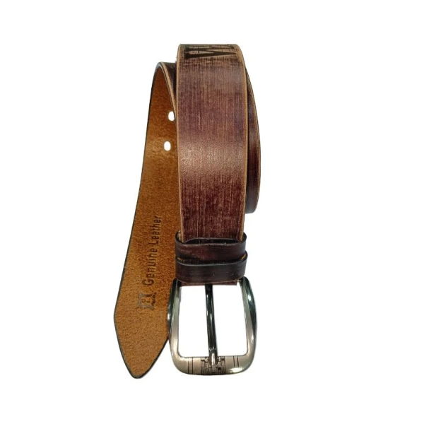 Woodland Woody Brown Belt For Men Black