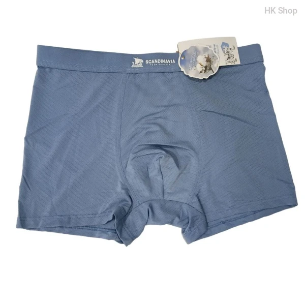 Scandinavia Plus-Size Men's Boxer Underwear (3XL, 4XL, 5XL) - Soft, Lubricous, and Stylish