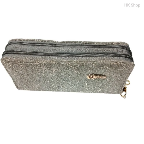 Glittery Women's Long Zipper Wallet – Stylish and Functional