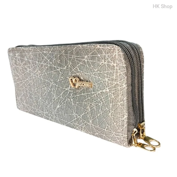Glittery Women's Long Zipper Wallet – Stylish and Functional
