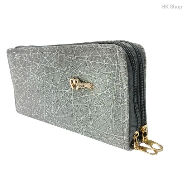 Glittery Women's Long Zipper Wallet – Stylish and Functional