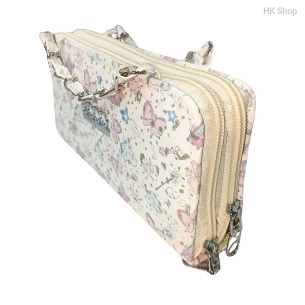 Stylish Printed Women’s Mini Handbag with Chain Strap