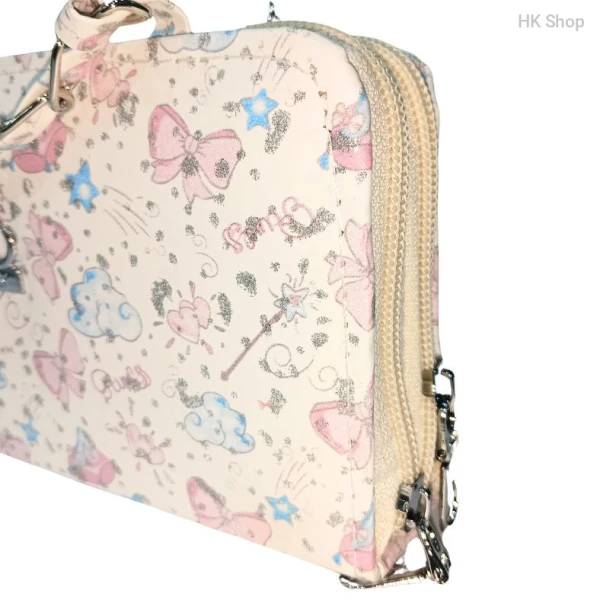 Stylish Printed Women’s Mini Handbag with Chain Strap