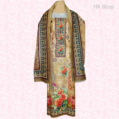 Cotton Floral Embroidered Salwar Kameez Set – এখনই স্টাইলিশ লুক পেতে চান? Try this!