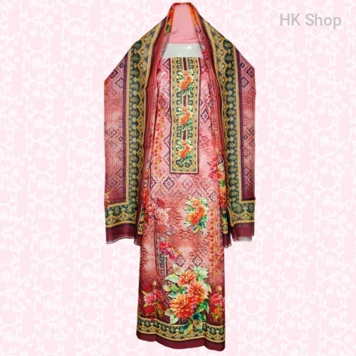 Cotton Floral Embroidered Salwar Kameez Set – এখনই স্টাইলিশ লুক পেতে চান? Try this!
