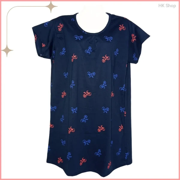 Premium Floral Cotton Nightgown – Perfect Sleepwear for Every Night