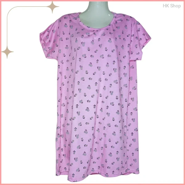 Premium Floral Cotton Nightgown – Perfect Sleepwear for Every Night