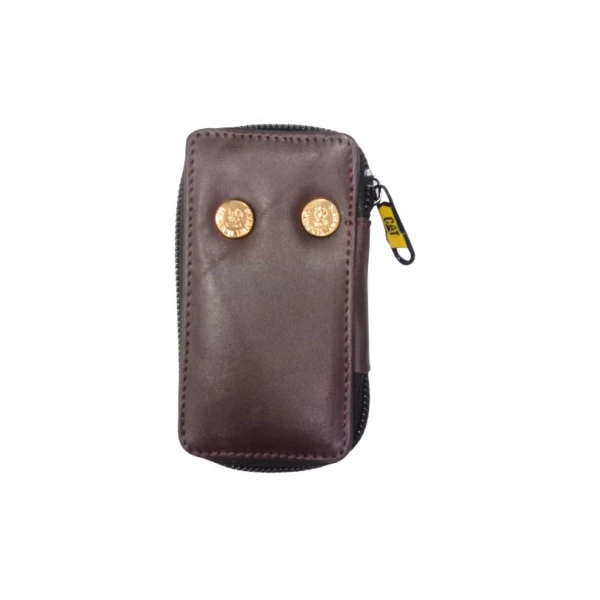Cat Premium Leather Key Ring Holder M Size