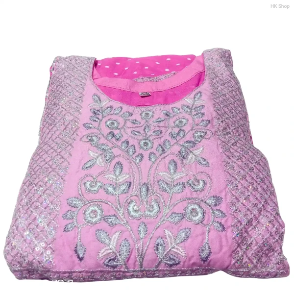 Readymade Free Size Cotton(সুতি কাপড়) 3-Piece Suit for Women