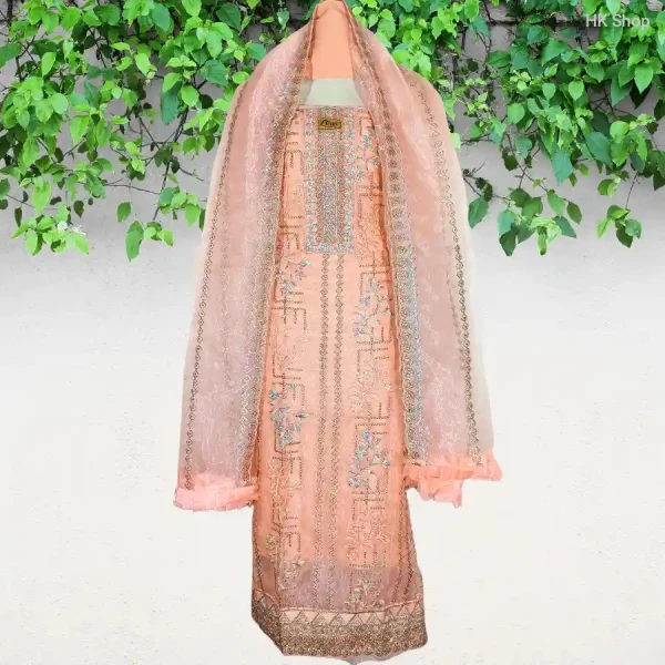 Chiffon Georgette Comfortable 3-Piece Dress