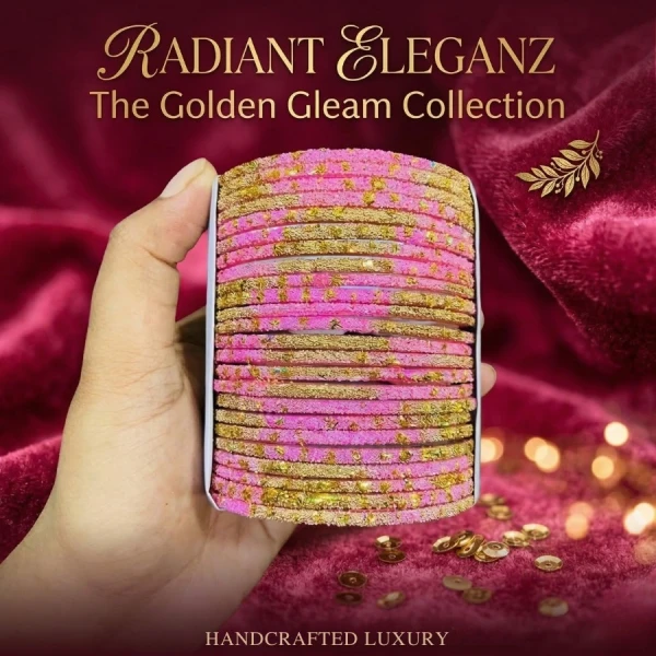 Elegant Glitter Bangles – Vibrant Colors for Every Occasion | দৃষ্টিনন্দন গ্লিটার চুড়ি – প্রতিটি অনুষ্ঠানের জন্য