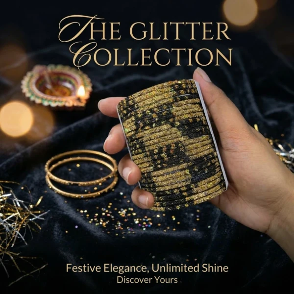 Elegant Glitter Bangles – Vibrant Colors for Every Occasion | দৃষ্টিনন্দন গ্লিটার চুড়ি – প্রতিটি অনুষ্ঠানের জন্য