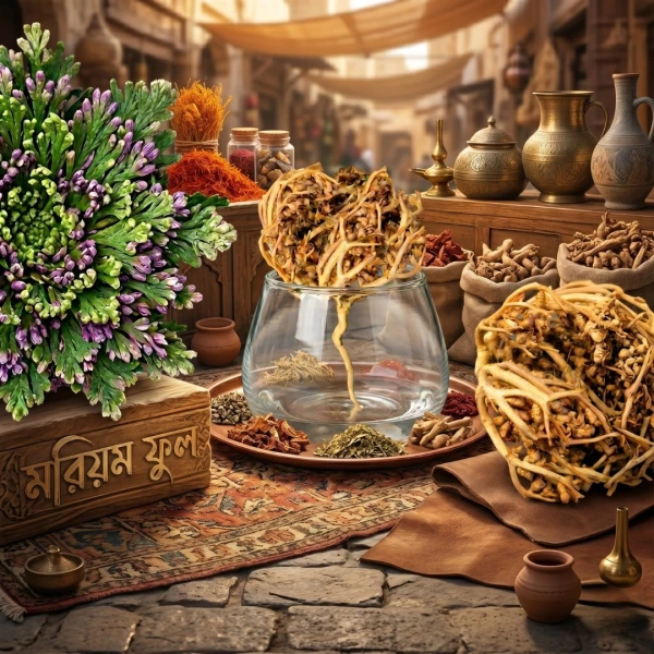 Maryam Flower – Natural Labor & Fertility Herbal Aid | মরিয়ম ফুল – প্রাকৃতিক প্রসব সহায়ক ও গর্ভধারণের জন্য ঔষধি ফুল