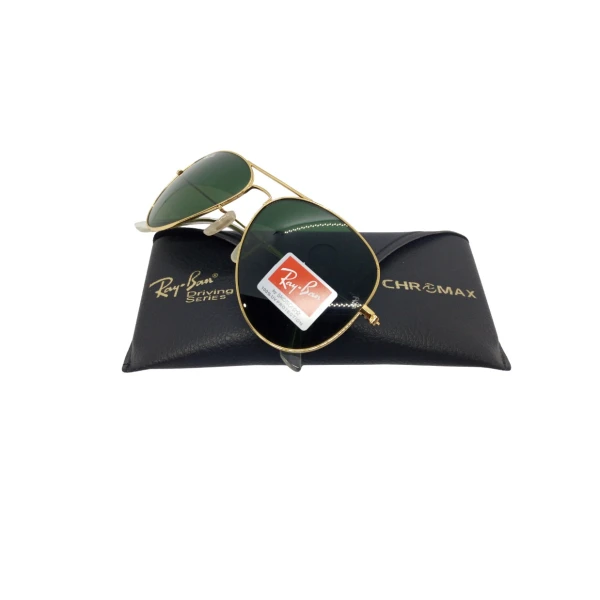 Ray-Ban Aviator Sunglasses RB3025 112/17 | Matte Gold Frame & Blue Flash Mirror Lenses | ম্যাট গোল্ড ফ্রেম এবং ব্লু ফ্ল্যাশ মিরর লেন্স