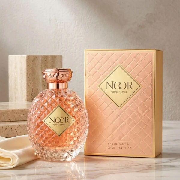 Noor Pour Femme Luxury Long-Lasting Eau de Parfum for Women – Elegant Floral Fragrance, 100ml