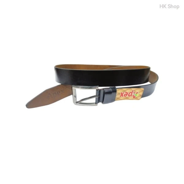 APEX Leather Belt For Men Black