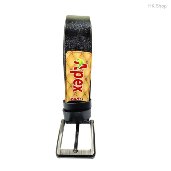 APEX Leather Belt with Designed Buckle For Men